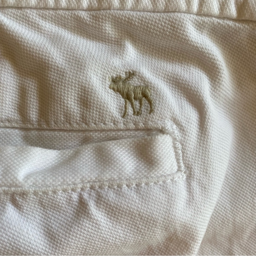 Y2K Abercrombie & Fitch low rise flare leg white jeans - Picture 6 of 14